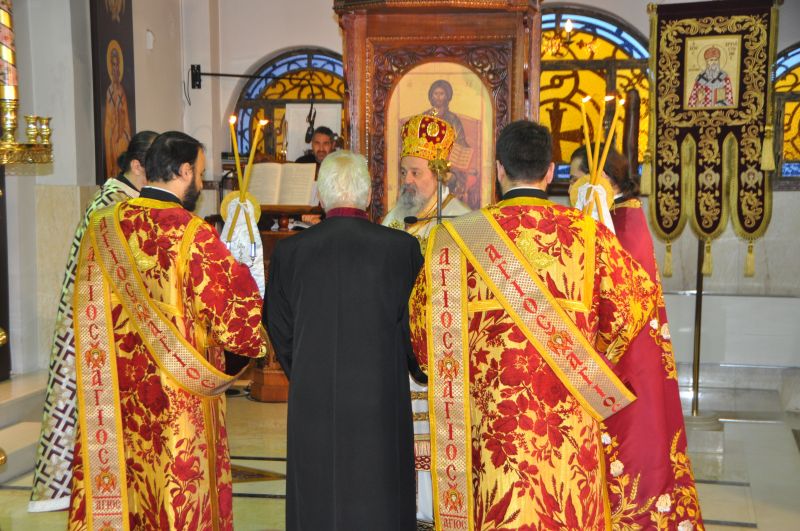 Χειροθεσία ἀναγνώστου στόν Ἱερό Ναό Ἁγίου Χρυσοστόμου Δράμας